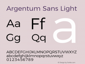 Argentum Sans Light Version 1.000; ttfautohint (v1.5.65-e2d9)图片样张