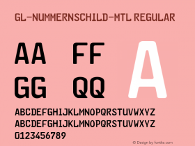 GL-Nummernschild-Mtl Regular Version 2.018图片样张