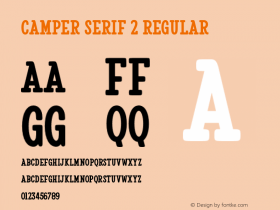 CamperSerif2 Version 1.000图片样张