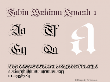 Jabin Medium Swash 1 Version 1.000图片样张