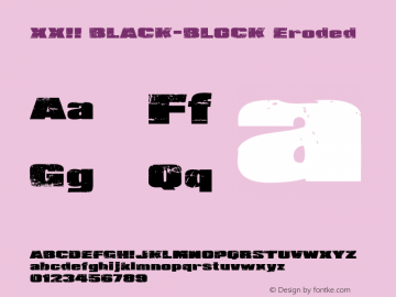 XXII BLACK-BLOCK Eroded Version 1.0图片样张
