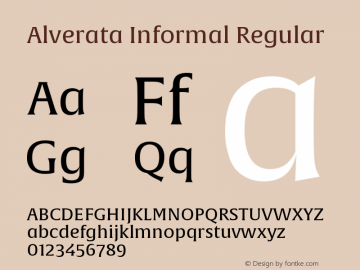 AlverataInformal Version 1.000图片样张