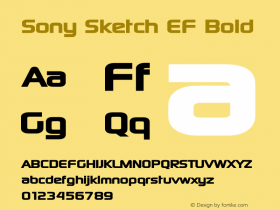 Sony Sketch EF Bold 2.0.5图片样张