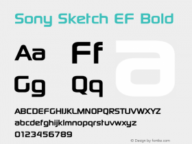 Sony Sketch EF Bold 2.0.5图片样张