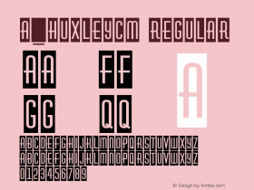 a_HuxleyCm Regular 01.03图片样张