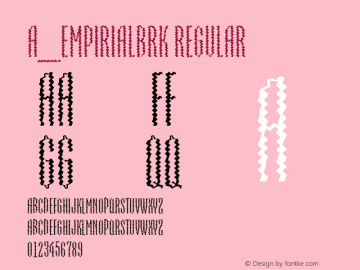 a_EmpirialBrk Regular 001.002图片样张