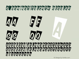 a_DomInoTitulCmTw Regular 01.03 Font Sample