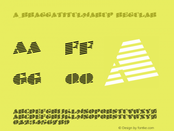 a_BraggaTitulMarUp Regular 01.03 Font Sample