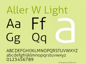 Aller W Light Version 1.010图片样张