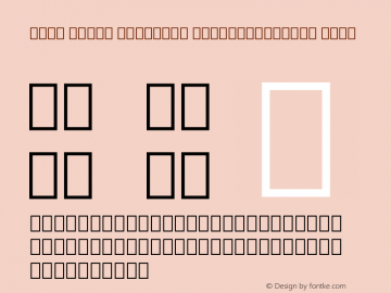 Noto Serif Armenian ExtraCondensed Bold Version 2.040图片样张