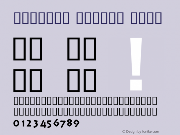 Guttman Hatzvi Bold Version 2.20图片样张
