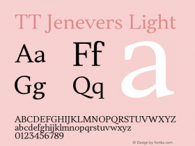 TT Jenevers Light Version 1.000图片样张