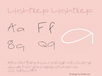Lightkep Lightkep Version 001.000图片样张
