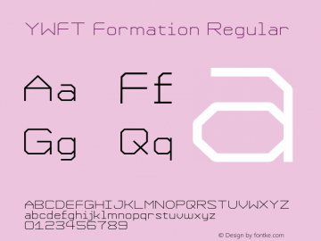 YWFTFormationRegular version 1.00图片样张