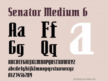 Senator-Medium6 001.000 Font Sample