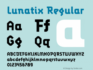 Lunatix-Regular 001.001图片样张