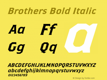 BrothersSuperSlantAlternates 001.000图片样张