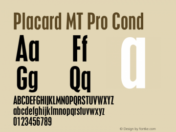 PlacardMTPro-Cond Version 1.00图片样张