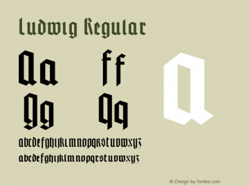 Ludwig Version 1.003;Fontself Maker 2.1.0-3 Font Sample