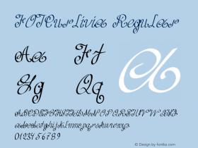 FOTCurlivia Version 1.000 Font Sample