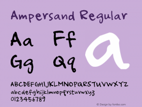 Ampersand Version 1.00 May 29, 2005, initial release图片样张