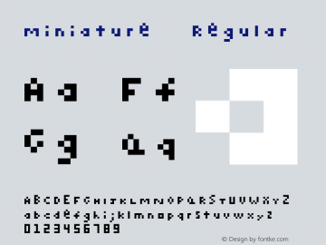 Miniature Regular Version 1.0图片样张