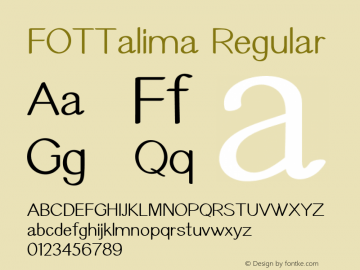 FOTTalima Version 1.000图片样张