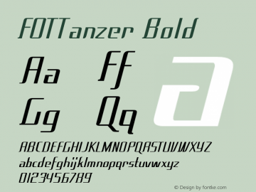 FOTTanzer-Bold Version 1.000图片样张