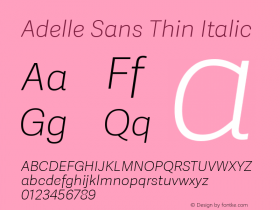 Adelle Sans Th Italic Version 2.000图片样张