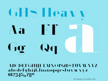 GHSHeavy Version 001.001 ;com.myfonts.houseofburvo.ghs.heavy.wfkit2.3oLK Font Sample