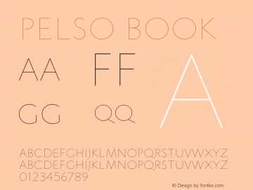 Pelso Fonts For Free — vk.com/fontsforfree Font Sample