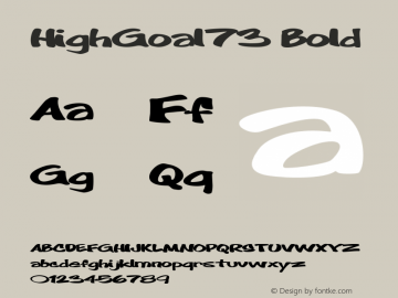 HighGoal73 Bold Altsys Metamorphosis:10/28/94图片样张