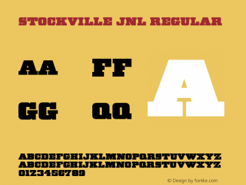 Stockville JNL Regular Version 1.000 - 2012 initial release图片样张