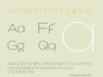 Version1Int-Hairline Version 1.3 | wf-rip DC20140105图片样张