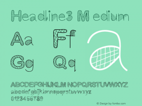 Headline3 Medium Version 001.000图片样张