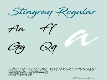 Stingray 1.000图片样张