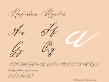 Nufertum Version 001.000 Font Sample