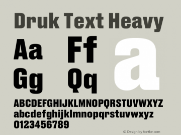 druk typeface druk typeface