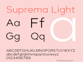 Suprema-Light Version 1.0 | wf-rip DC20180430图片样张