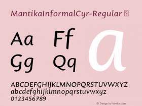 ☞MantikaInformalCyr-Regular Version 1.10;com.myfonts.linotype.mantika-informal.std-cyrillic-regular.wfkit2.3KpB Font Sample