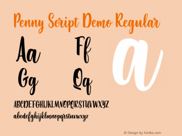 Penny Script Demo Version 1.00 May 7, 2018, initial release图片样张