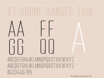 VTDroneRanger-Thin Version 1.000;PS 001.001;hotconv 1.0.56图片样张