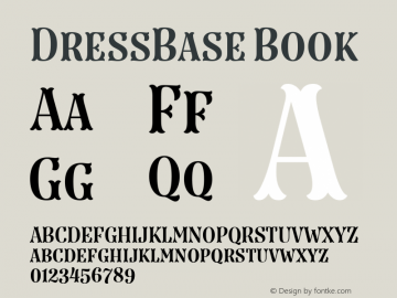 DressBase Version 1.0图片样张