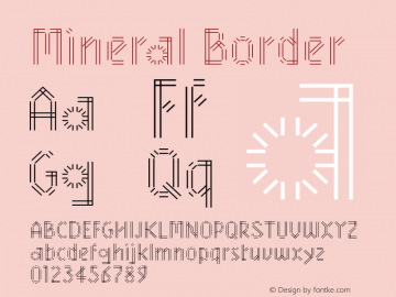 Mineral-Border Version 1.101 | wf-rip DC20140620图片样张