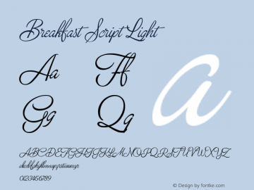 BreakfastScript-Light Version 1.001图片样张