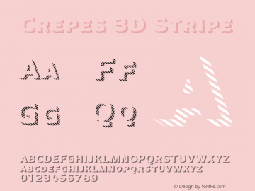 Crepes3DStripe Version 1.0 | wf-rip DC20180405图片样张
