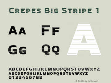 CrepesBigStripe1 Version 1.0 | wf-rip DC20180405图片样张