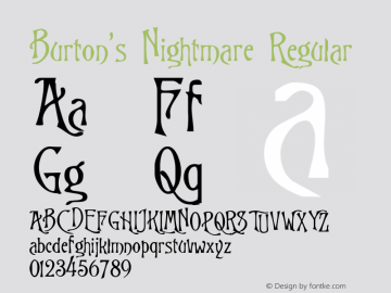 Burton's Nightmare Regular Burton's Nightmare图片样张