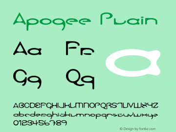 Apogee Plain Version 1.0图片样张
