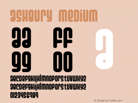 Ashbury Version 001.000 Font Sample